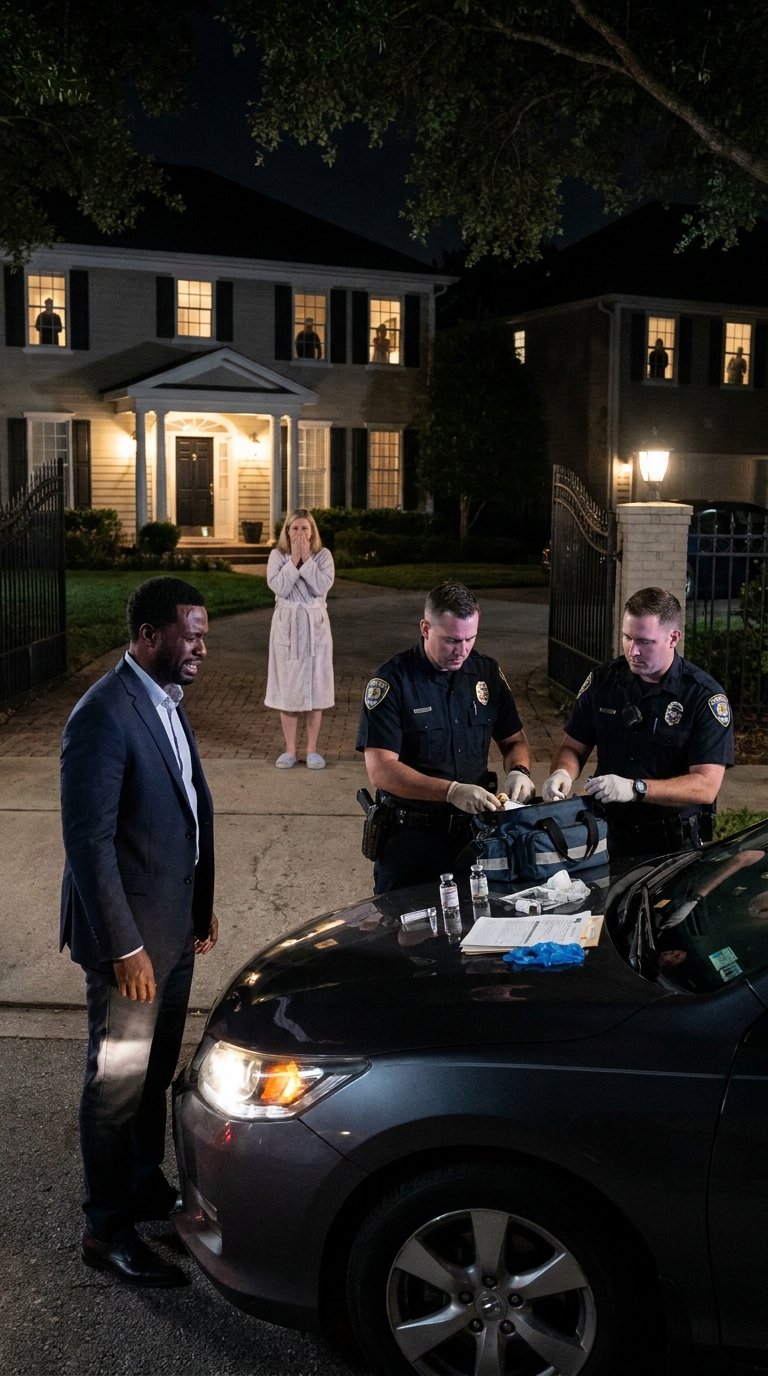 [FULL STORY] Cops stopped a Black doctor outside a gated community and dumped his medical bag onto the hood.
