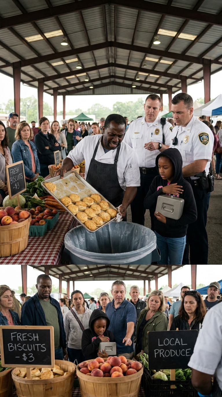 [FULL STORY] Police shut down her farmers market stall over a fake permit claim — then the health commissioner bought the first basket.