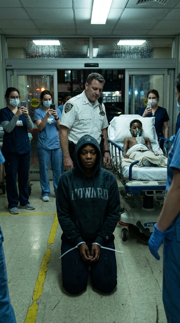 [FULL STORY] A white ER cop made a Black woman kneel on the dirty hospital floor while her nephew fought for air. Then the trauma bay heard her name.