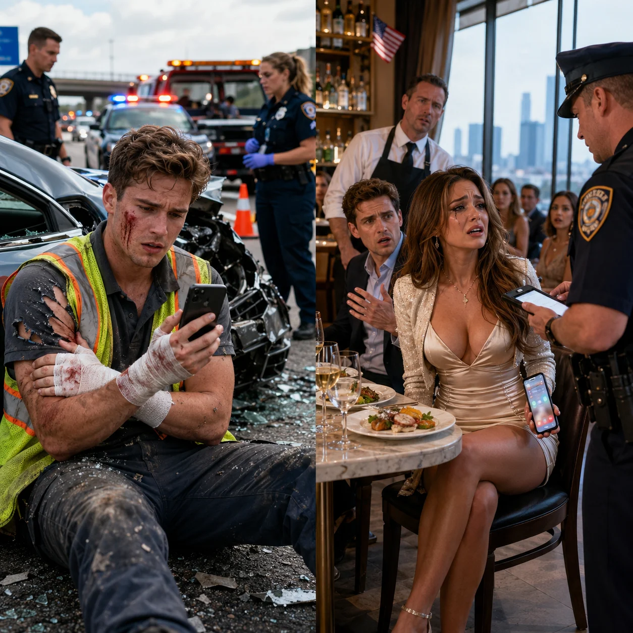 My Girlfriend Told Me to Call an Uber After My Car Accident, So I Sent a Police Officer to Her Lunch Date