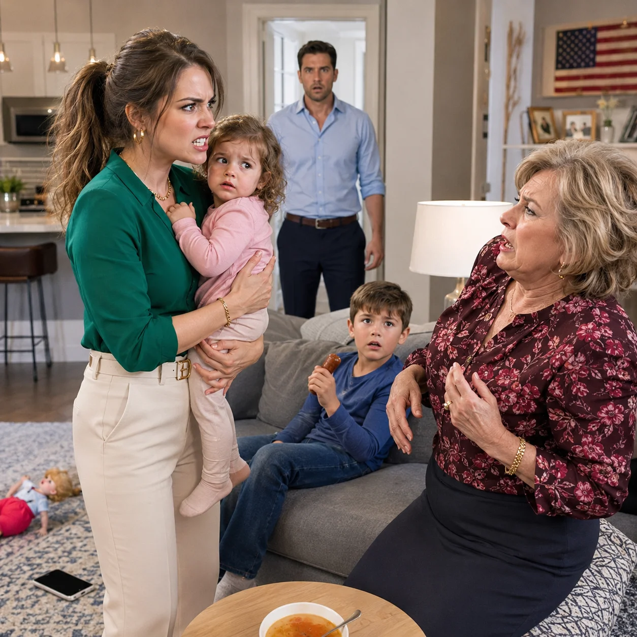My Mother-in-Law Hit My Two-Year-Old Daughter Over a Sausage. Then Her Phone Call Exposed the Filthiest Secret in My Marriage