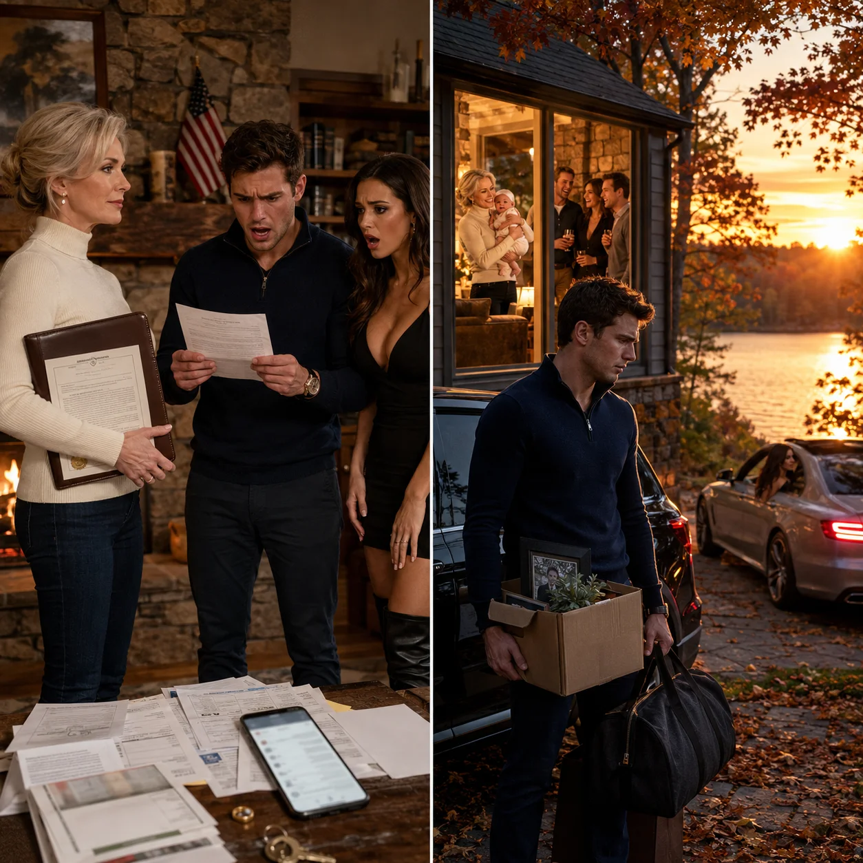 My Husband Put His Mistress on Our Family Lake House Deed — He Forgot My Father’s Trust Owned Everything
