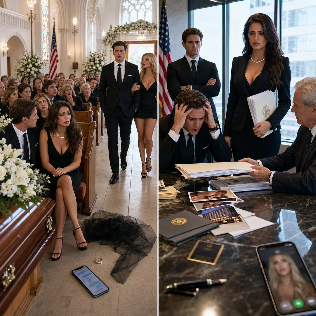 My Husband Brought His Mistress to My Father’s Funeral — Then Dad’s Changed Will Exposed His Affair, His Greed, and His Plan to Steal the Family Company