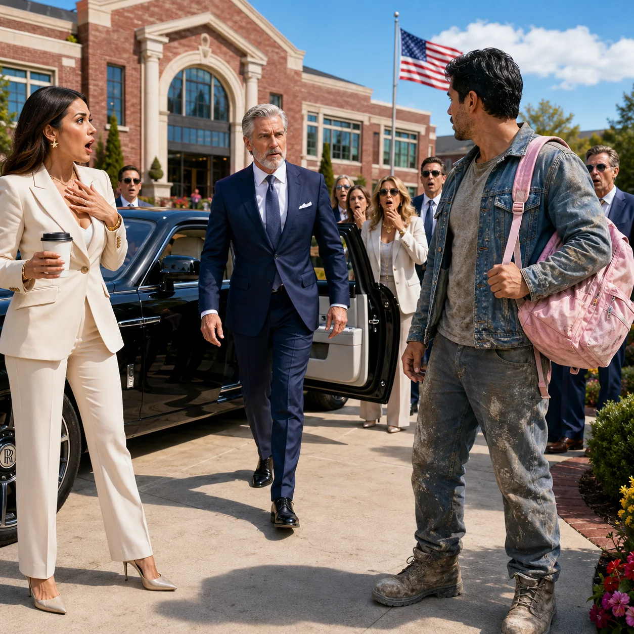 The Poor Construction Worker Was Humiliated at His Daughter’s School — Then a Billionaire Revealed Who He Really Was