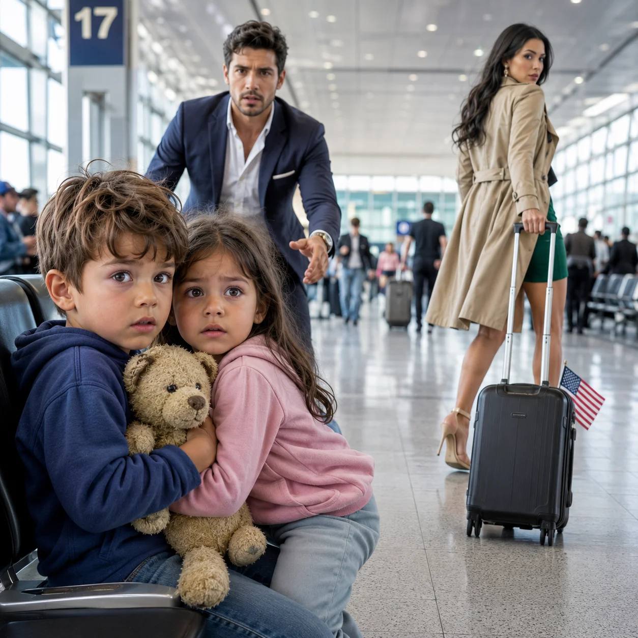 THE STEPMOTHER ABANDONED THE TWINS AT THE AIRPORT, BUT THE MOST DANGEROUS MAN IN MEXICO SAW EVERYTHING