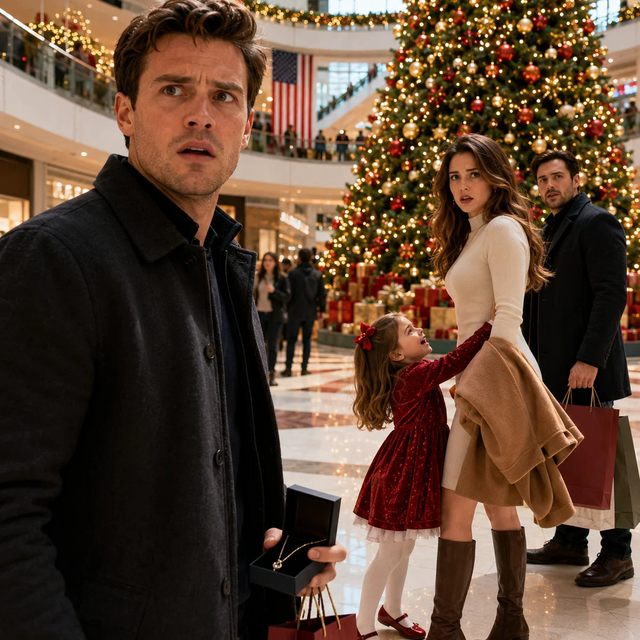 My Wife Said She Was Working Through Christmas—Then a Little Girl at the Mall Called Her “Mom”