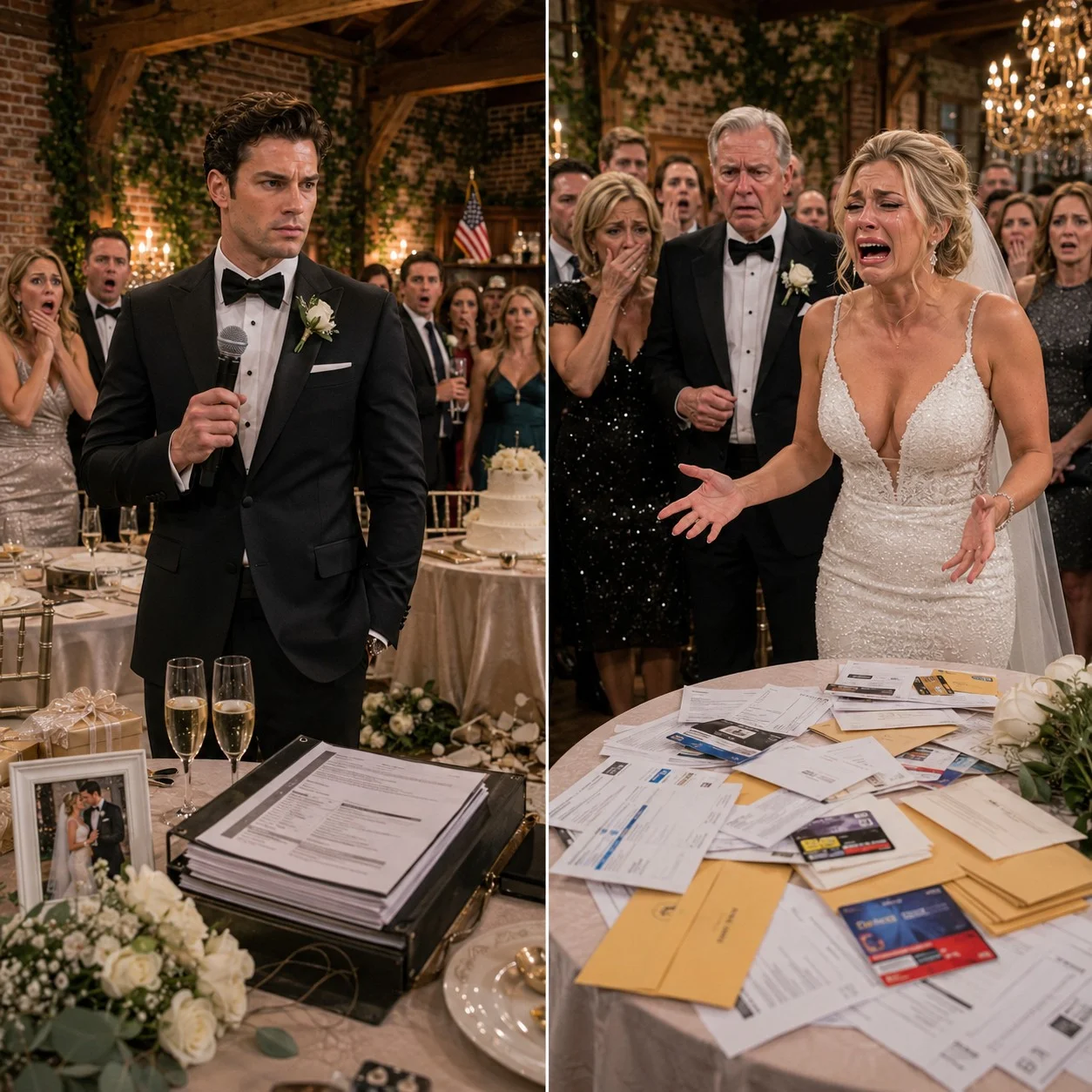 My Bride Announced At Our Wedding That I Would Pay Off Her Family’s Debt — So I Walked Out And Exposed Their Financial Betrayal