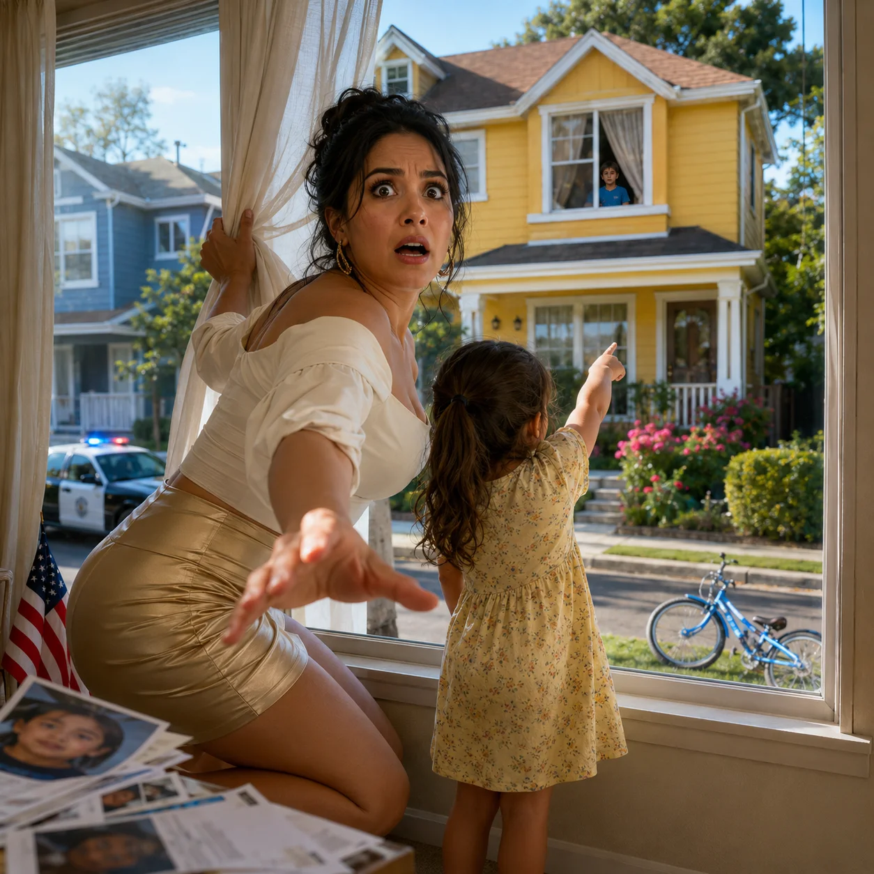 My Son Was Missing for a Month — Then My Five-Year-Old Daughter Pointed at the Yellow House Across the Street and Said, “Mateo Is There”